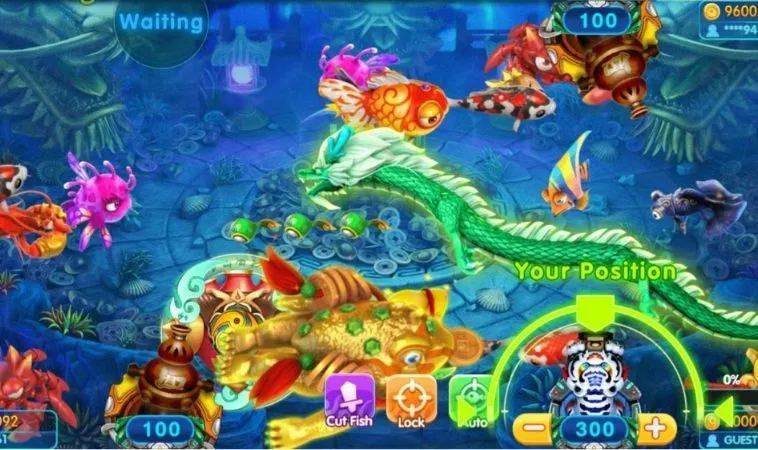 Giao diện chơi Bắn Cá Rồng tại Kubet