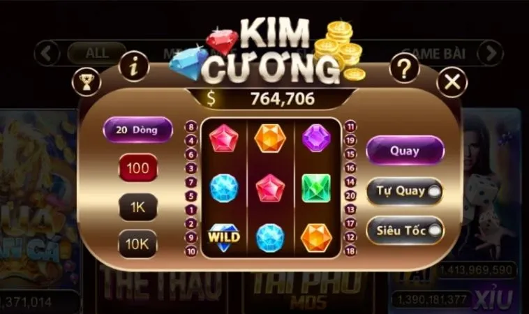 Trò Chơi Nổ Hũ Kim Cương Tại Kubet: Cơ Hội Trúng Lớn 2 Giao diện chơi Nổ Hũ Kim Cương tại Kubet